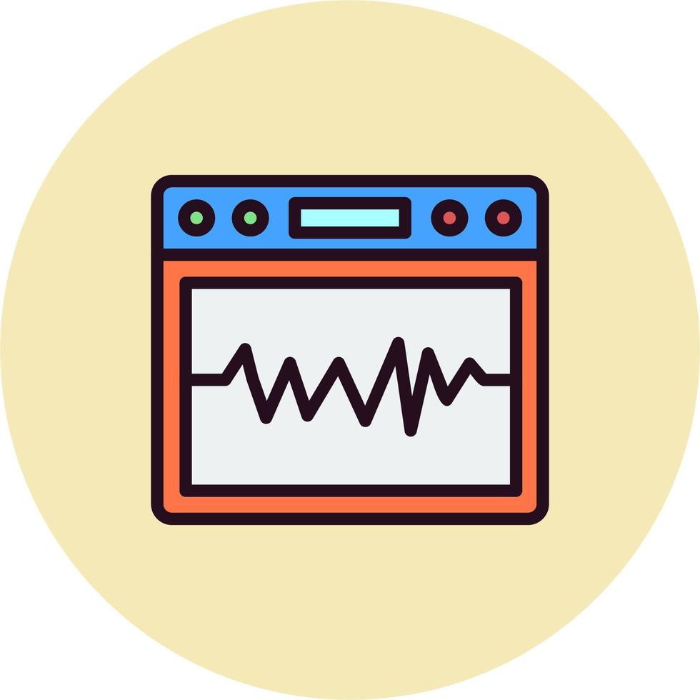 Seismograph Vector Icon