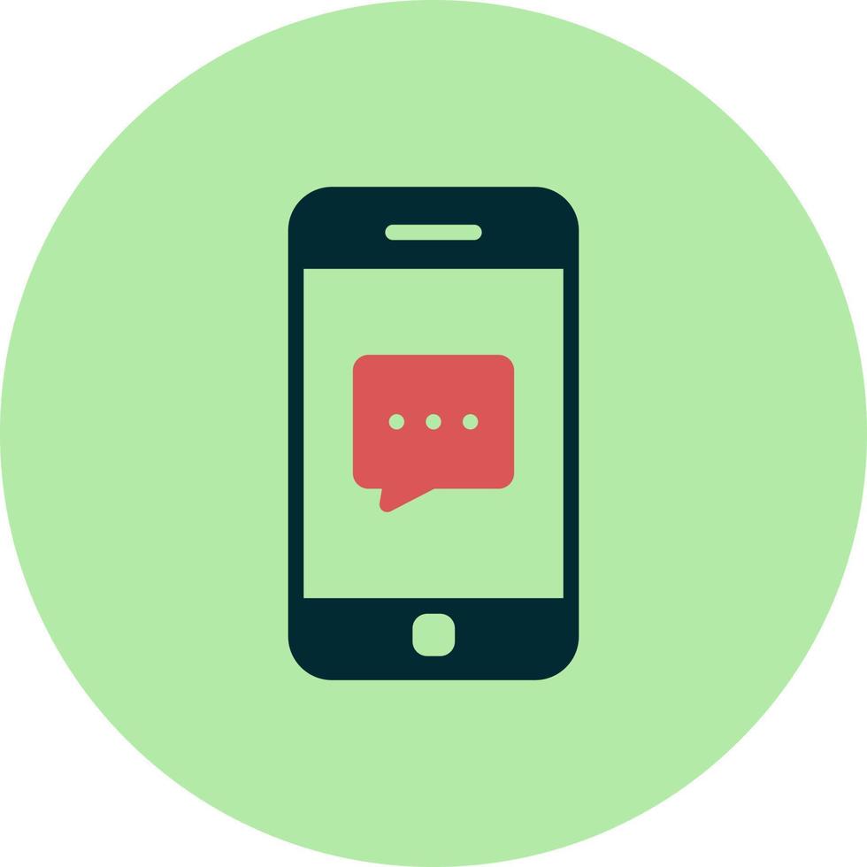 Phone Chat Vector Icon