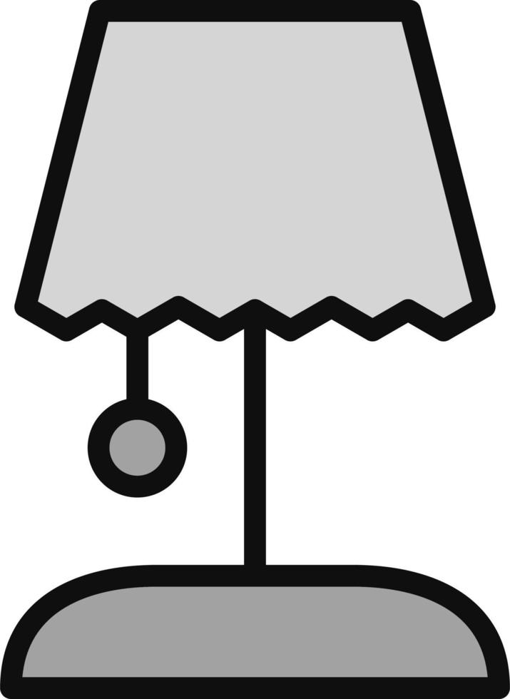 Desk Lamp Vector Icon