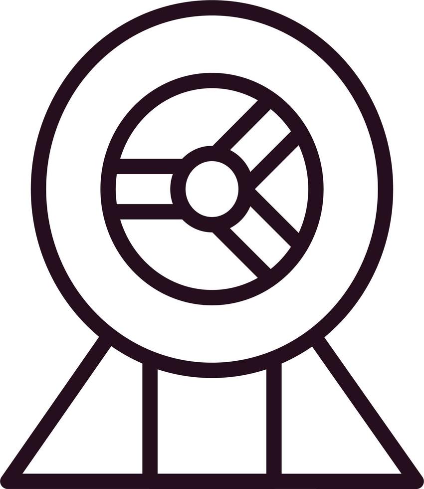 Hamster Wheel Vector Icon