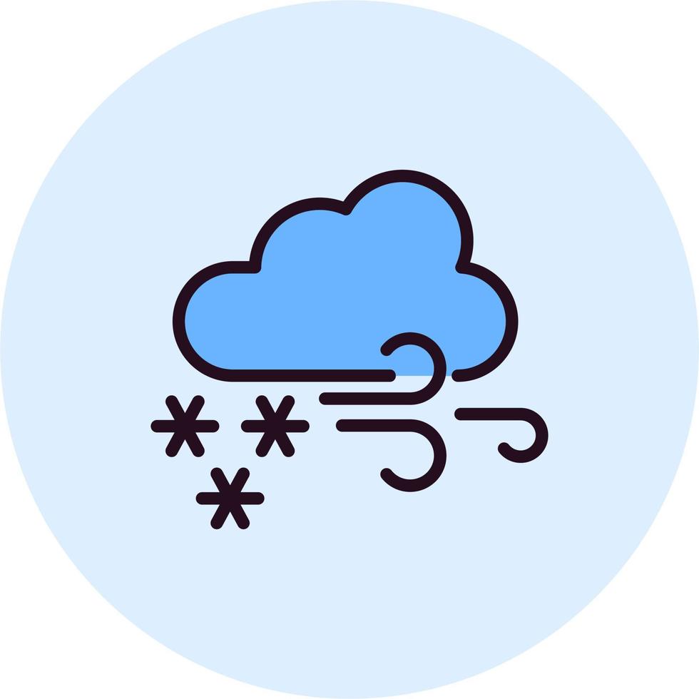 Blizzard Vector Icon