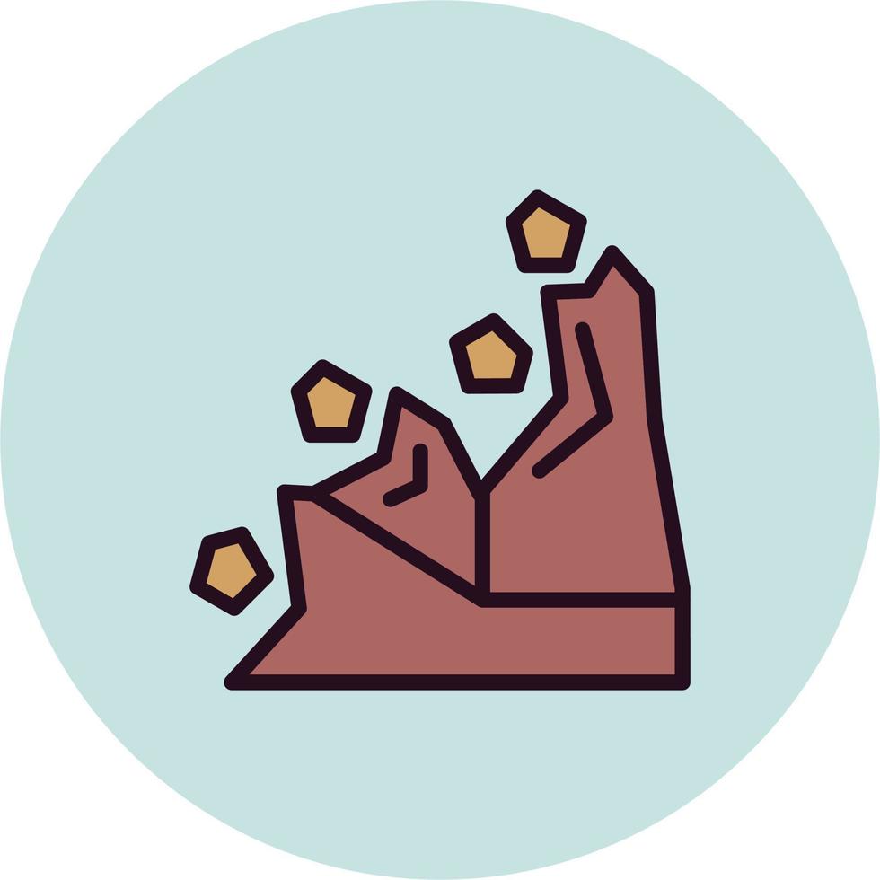 Landslide Vector Icon