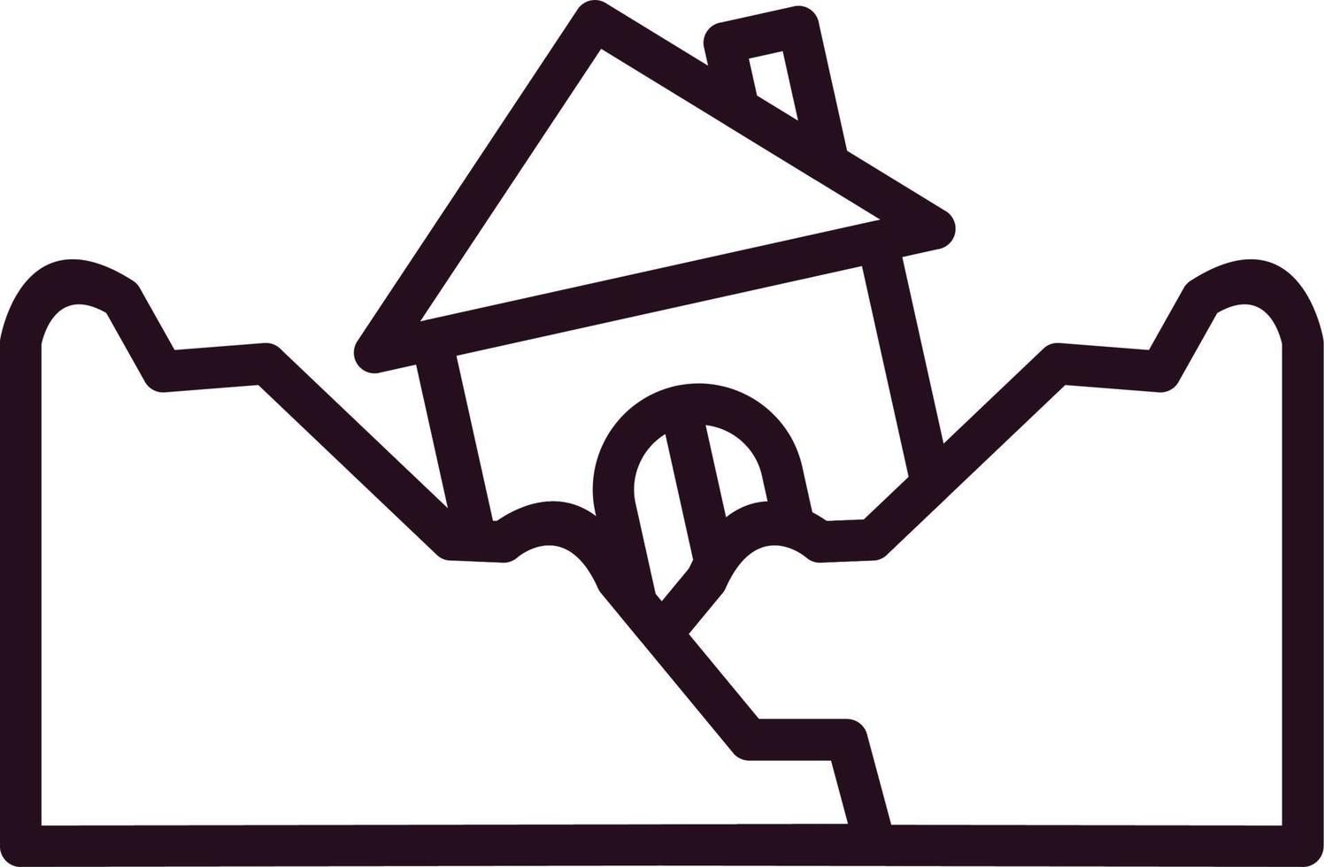 Earthquake Vector Icon