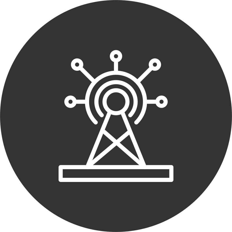Communication Tower Vector Icon