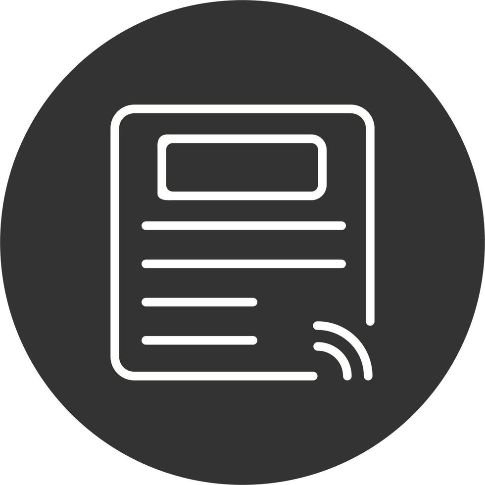 News Feed Vector Icon 19619662 Vector Art at Vecteezy