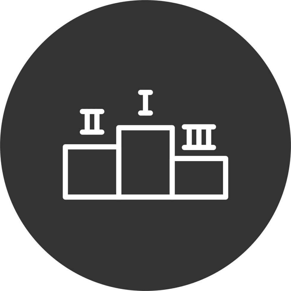 Podium Vector Icon