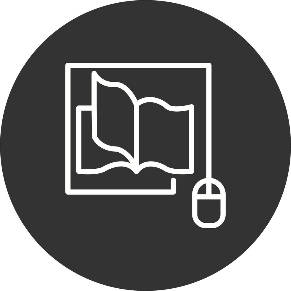 Digital Book Vector Icon