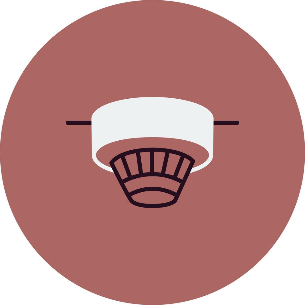 Smoke detector Vector Icon