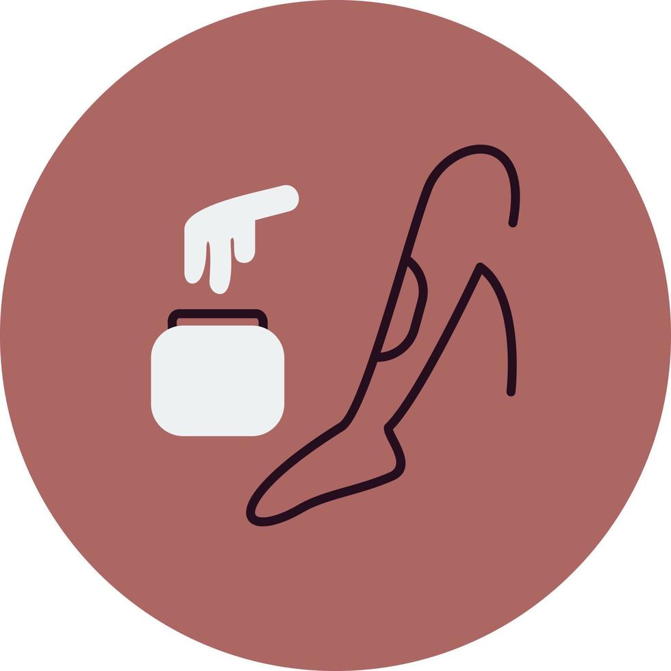 Waxing Vector Icon