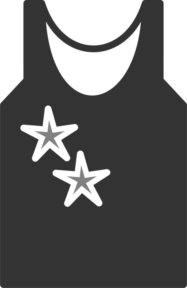 Sleeveless shirt Vector Icon