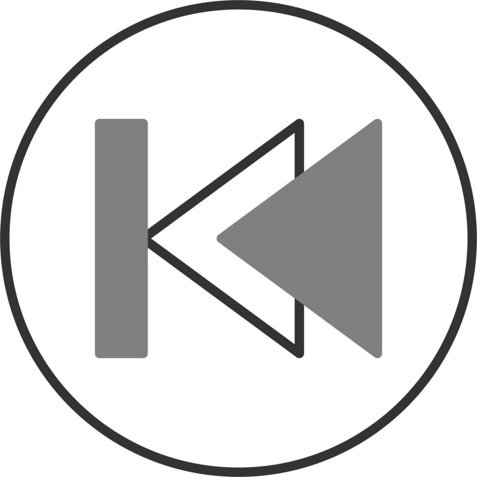Previous track Vector Icon