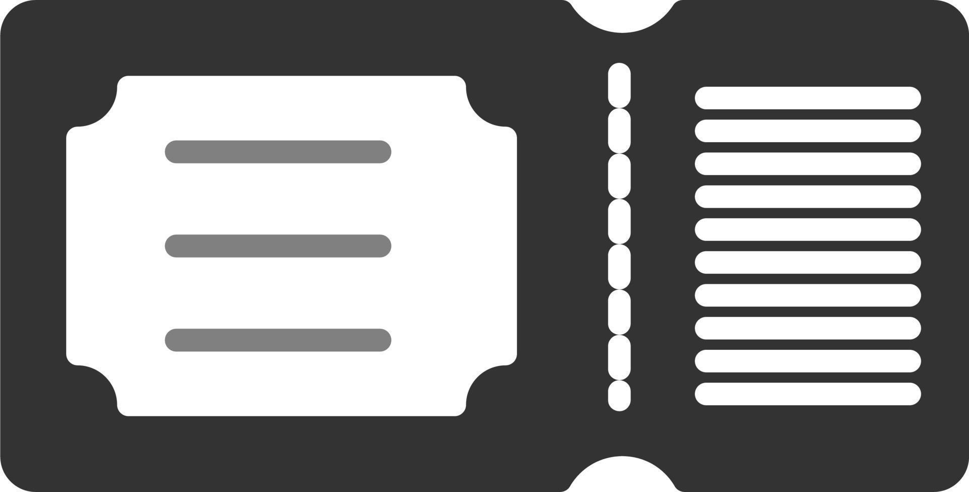 Ticket Vector Icon