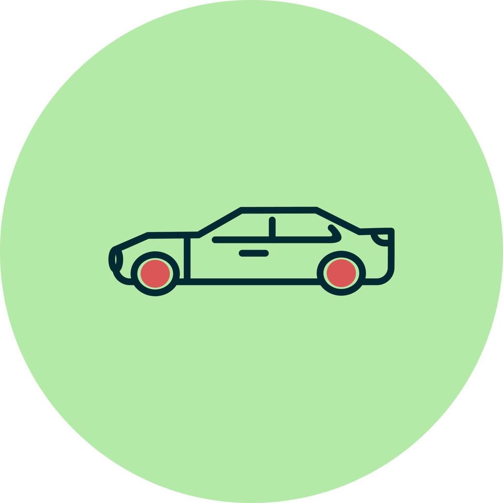 Sports car Vector Icon
