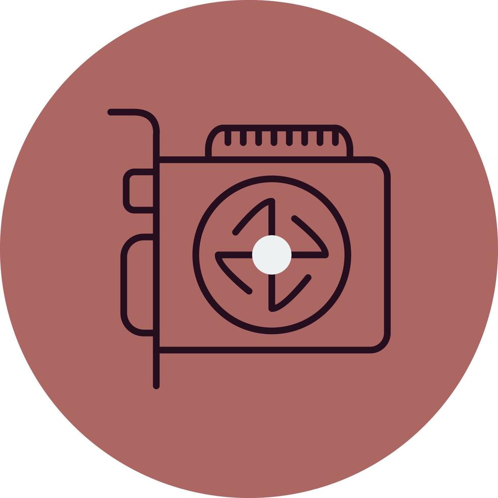 Graphics card Vector Icon