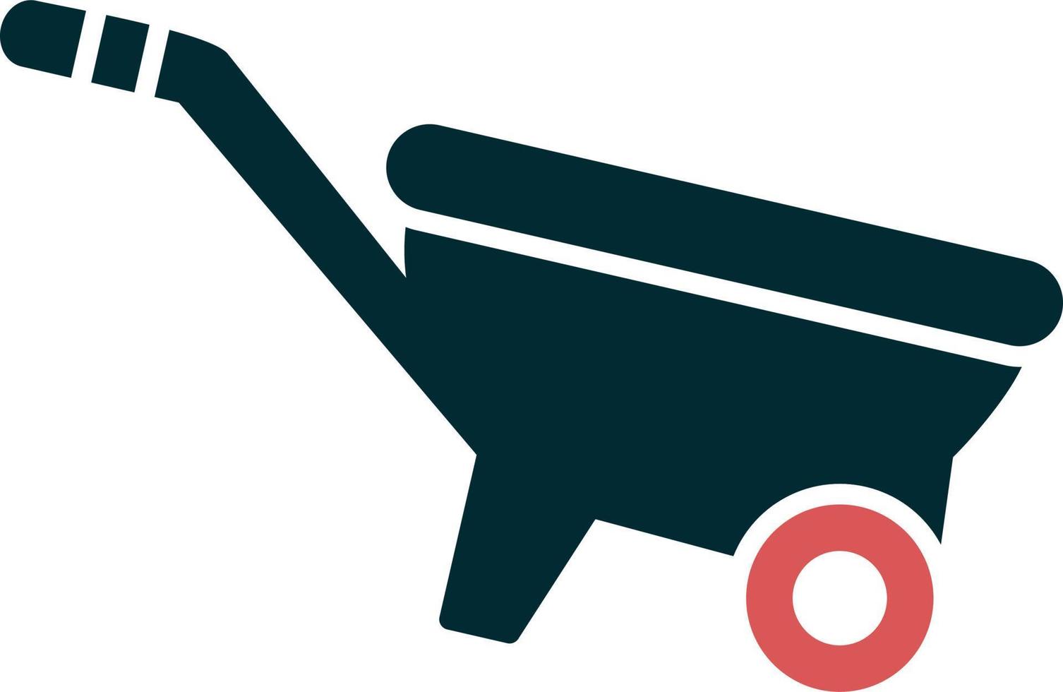 Wheel Barrow Vector Icon