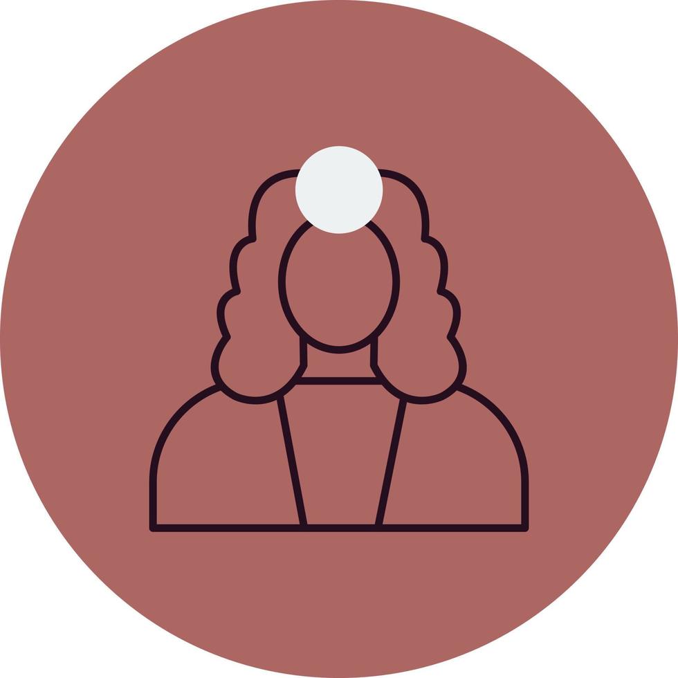 Judge Vector Icon Vector Icon