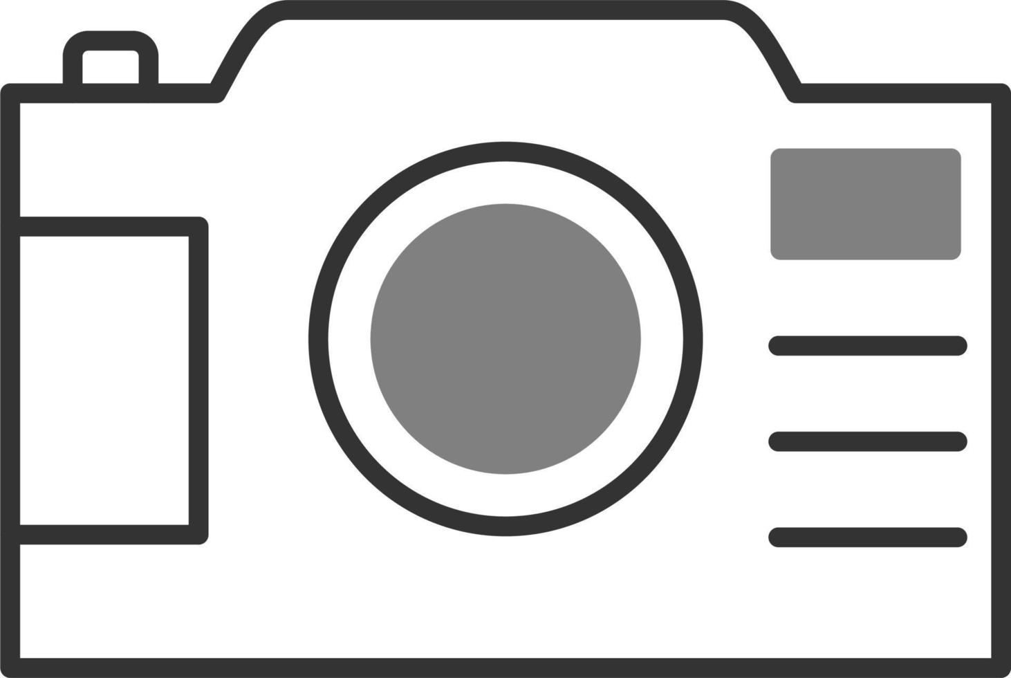 icono de vector de cámara de fotos