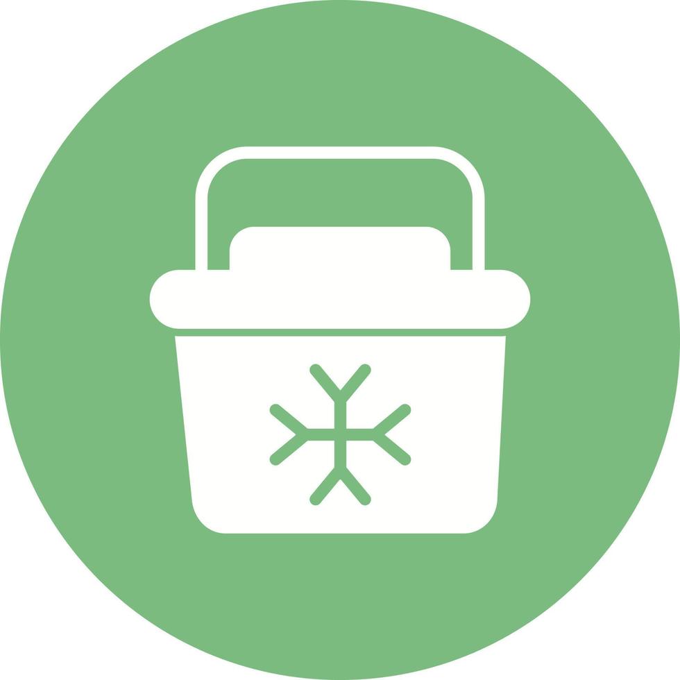 Portable Fridge Vector Icon