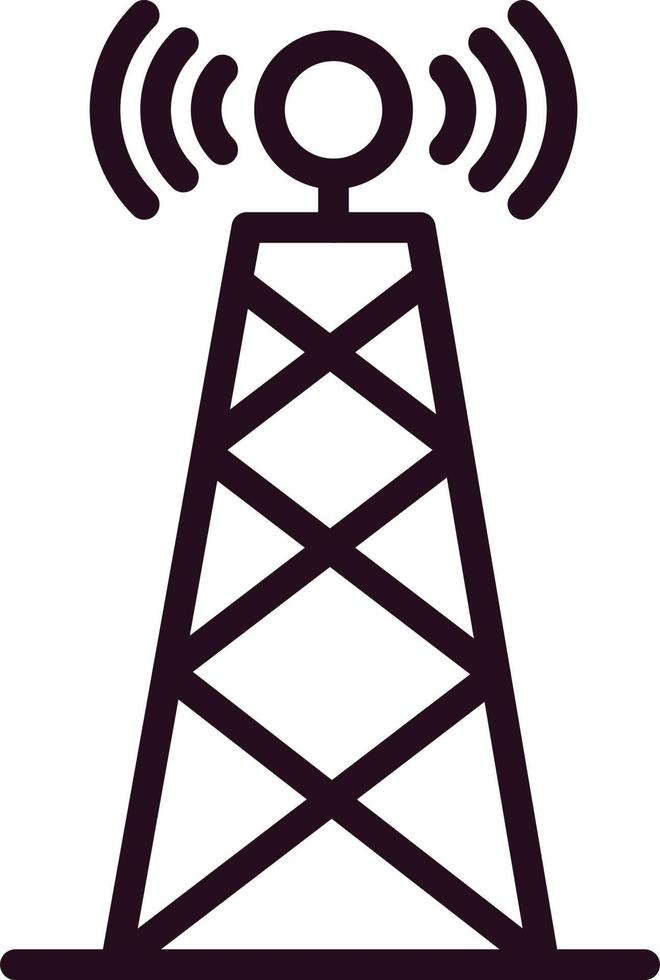 Communication Tower Vector Icon