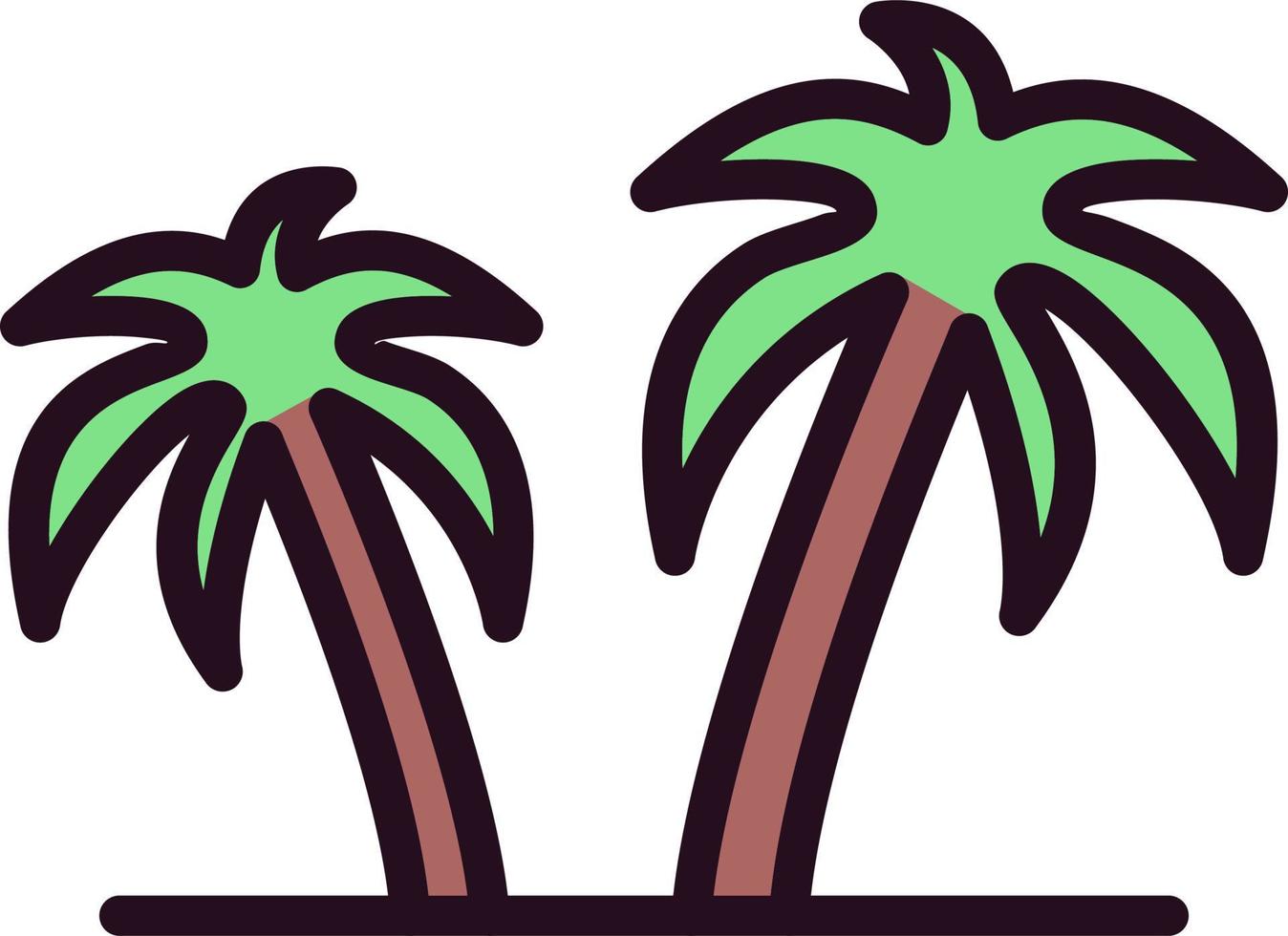 Oasis Vector Icon