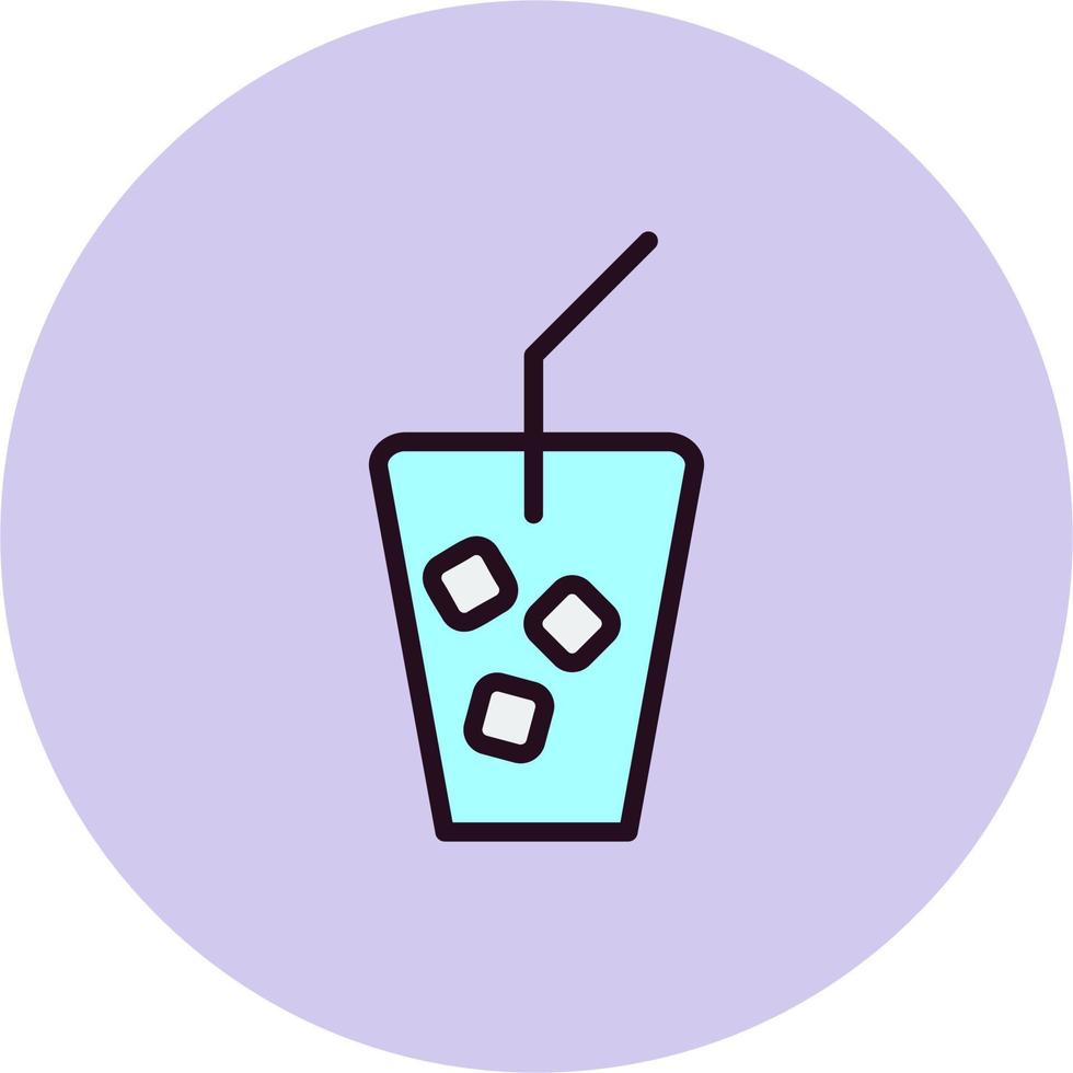 Ice Tea Vector Icon