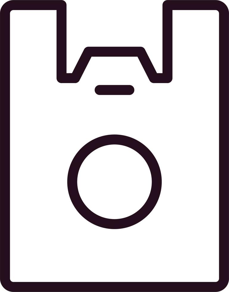 Plastic Bag Vector Icon