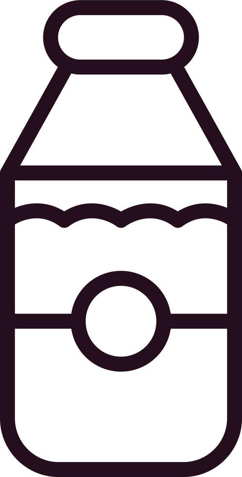 Milk Bottle Vector Icon