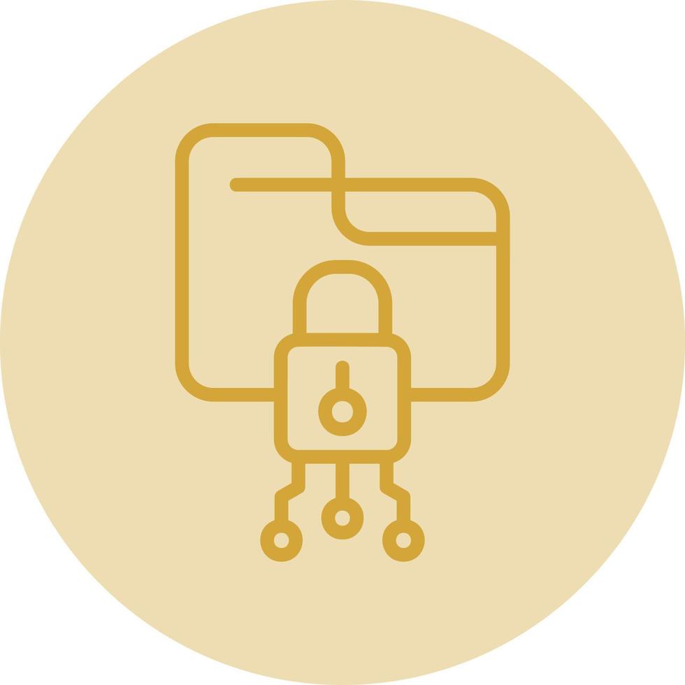 Data Encryption Vector Icon