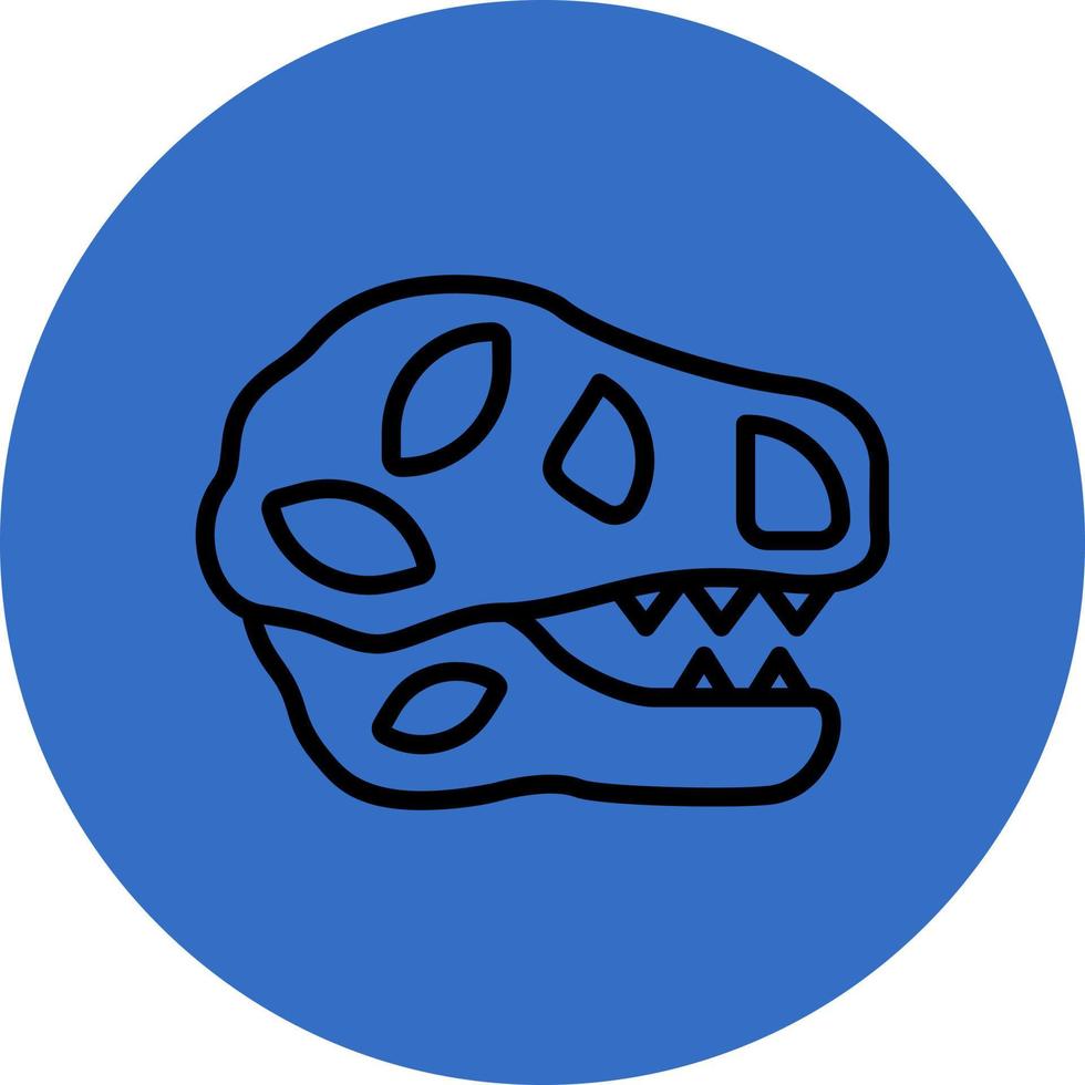 icono de vector de tiranosaurio