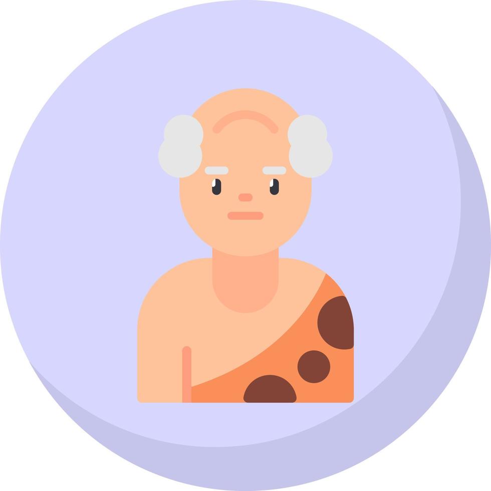 Old Man Vector Icon