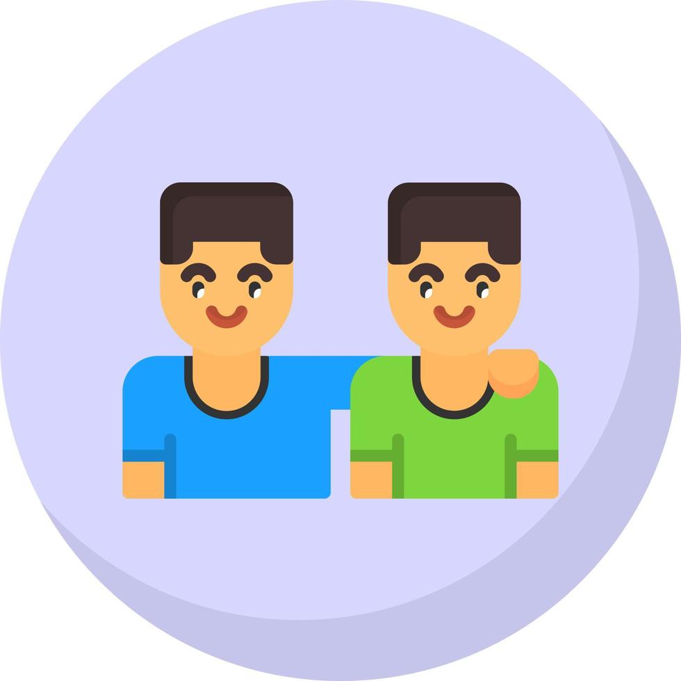 icono de vector de amigos