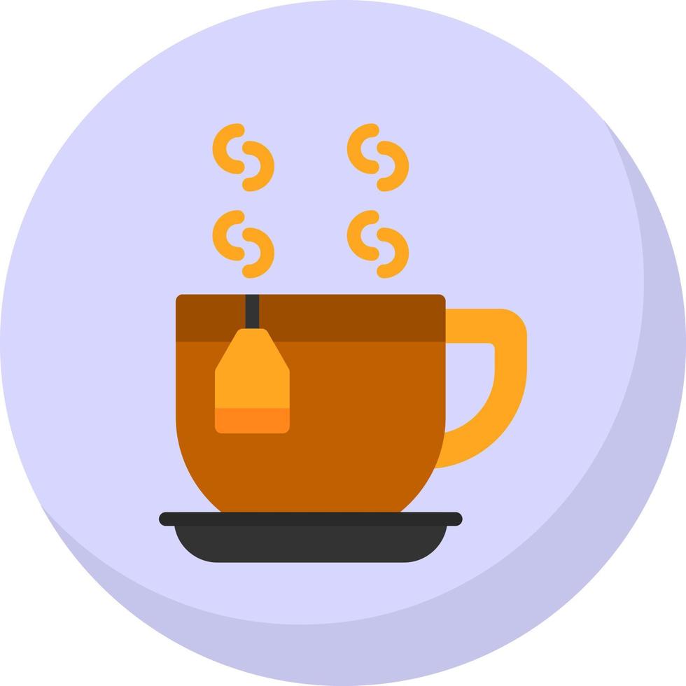 icono de vector de taza de té