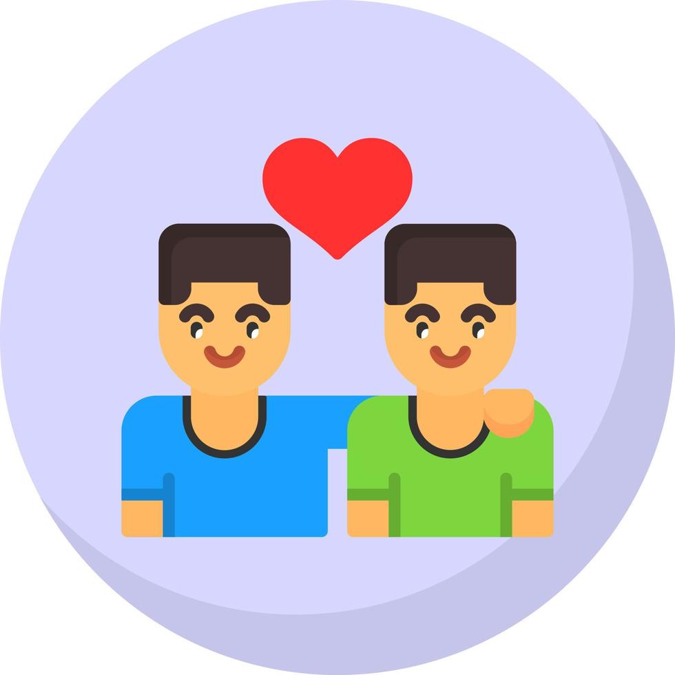 icono de vector de amigos