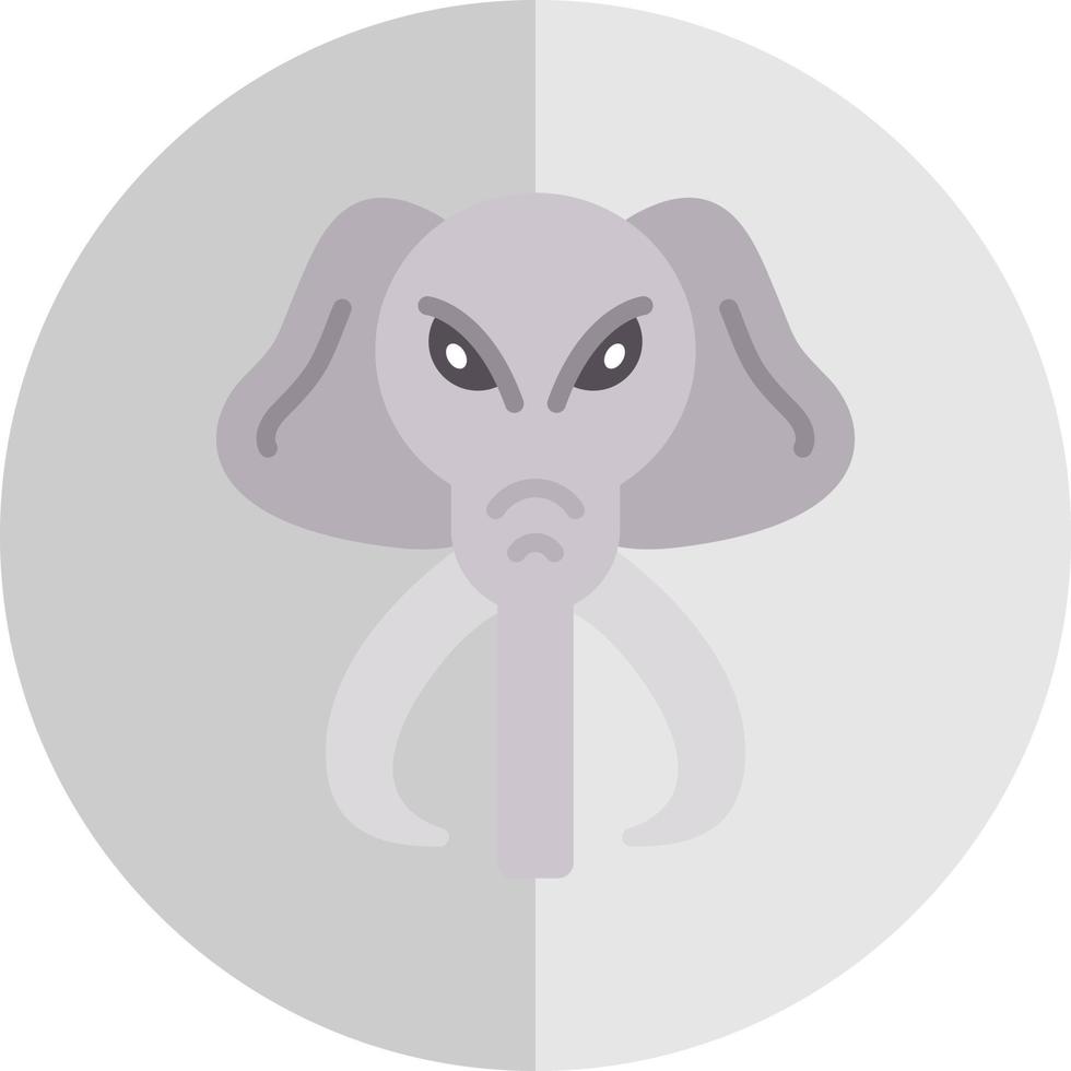 icono de vector de mamut