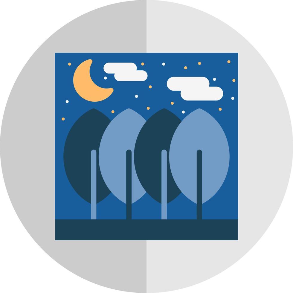 icono de vector de bosque