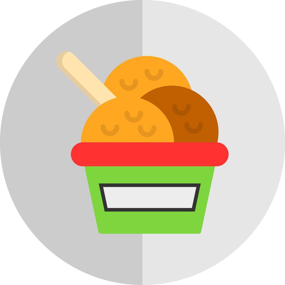 icono de vector de helado