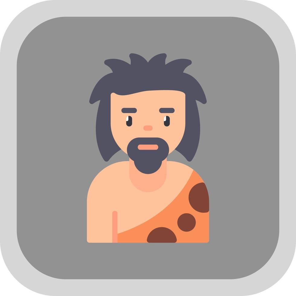 Stone Man Vector Icon