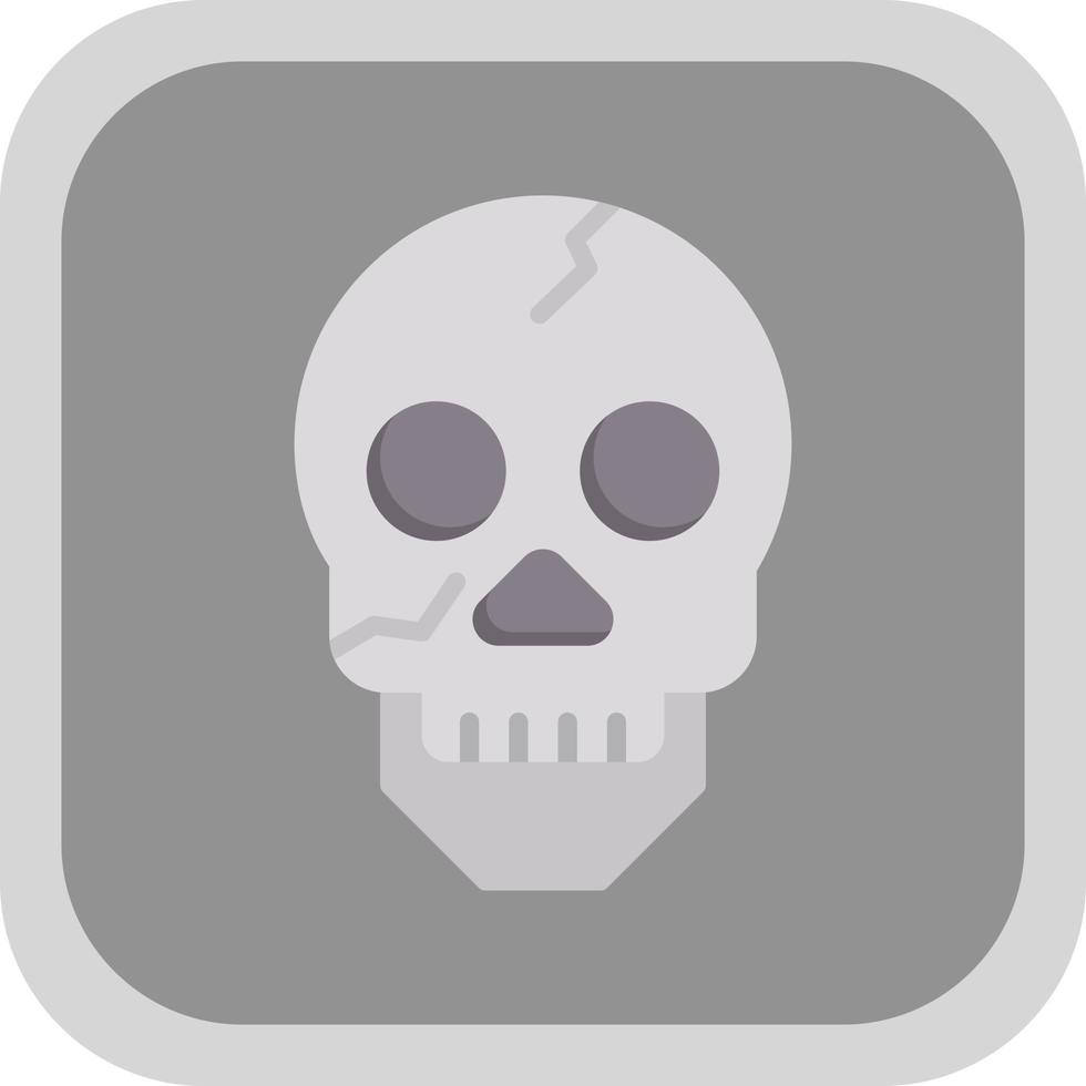 icono de vector de calavera