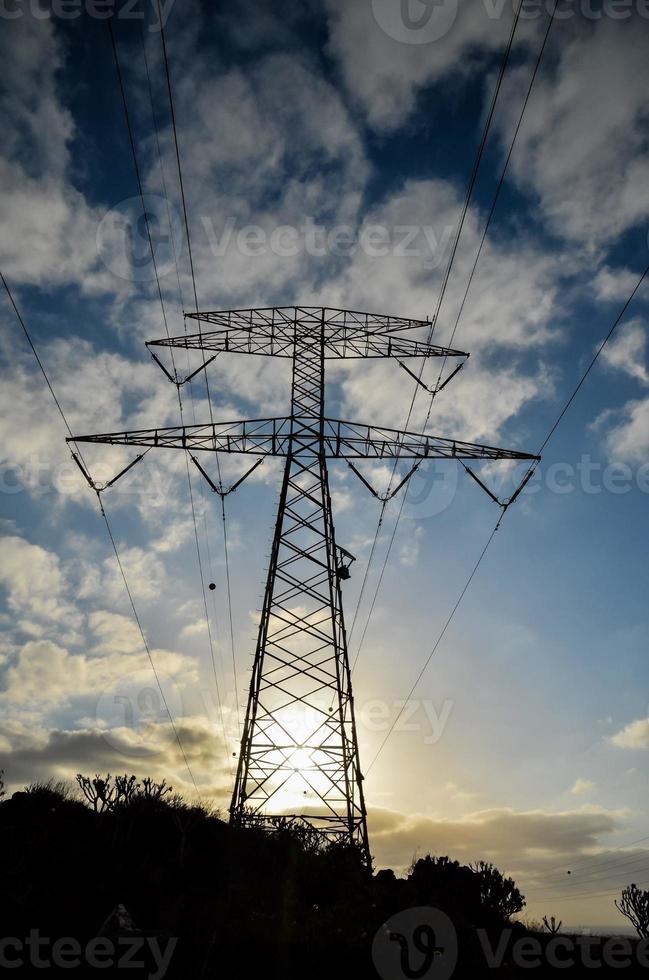 Large energy pylon photo