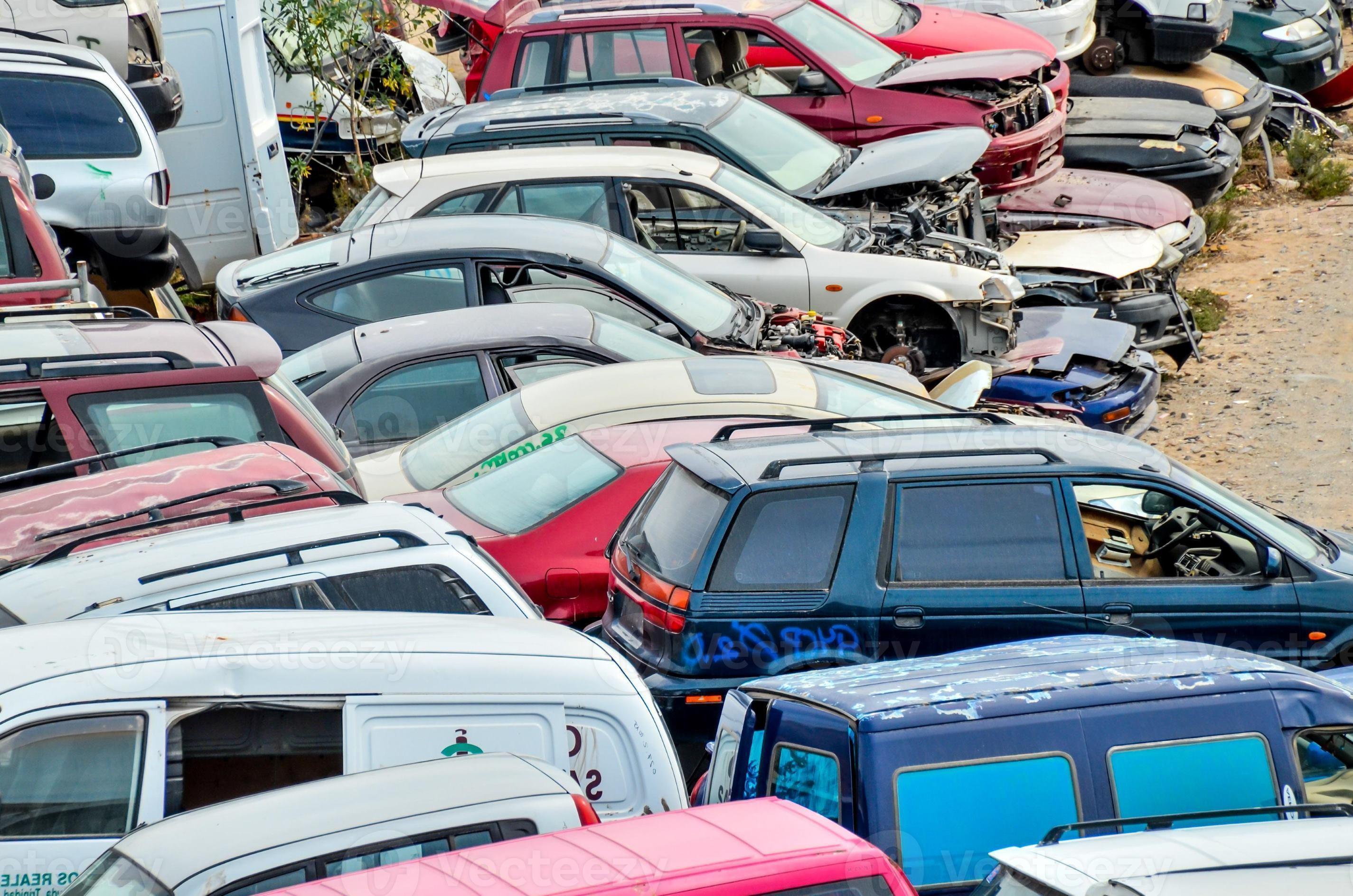 Junkyard closeup view 19624506 Stock Photo at Vecteezy
