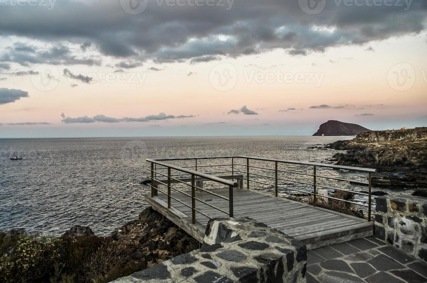 Scenic pier view photo