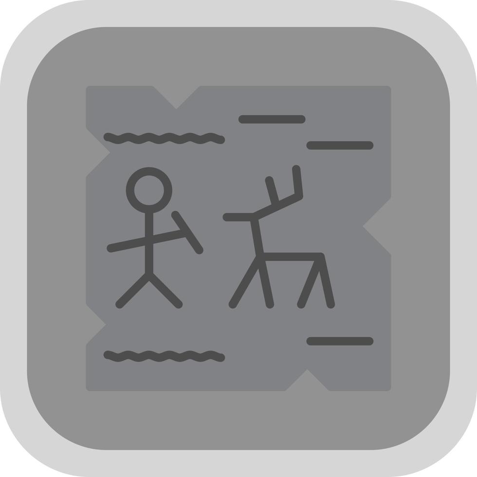 Cave Painting Vector Icon