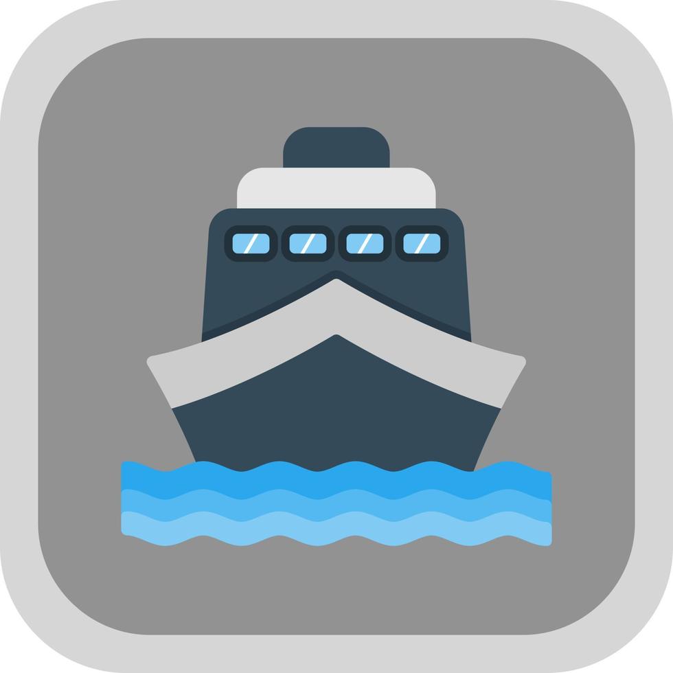 icono de vector de barco