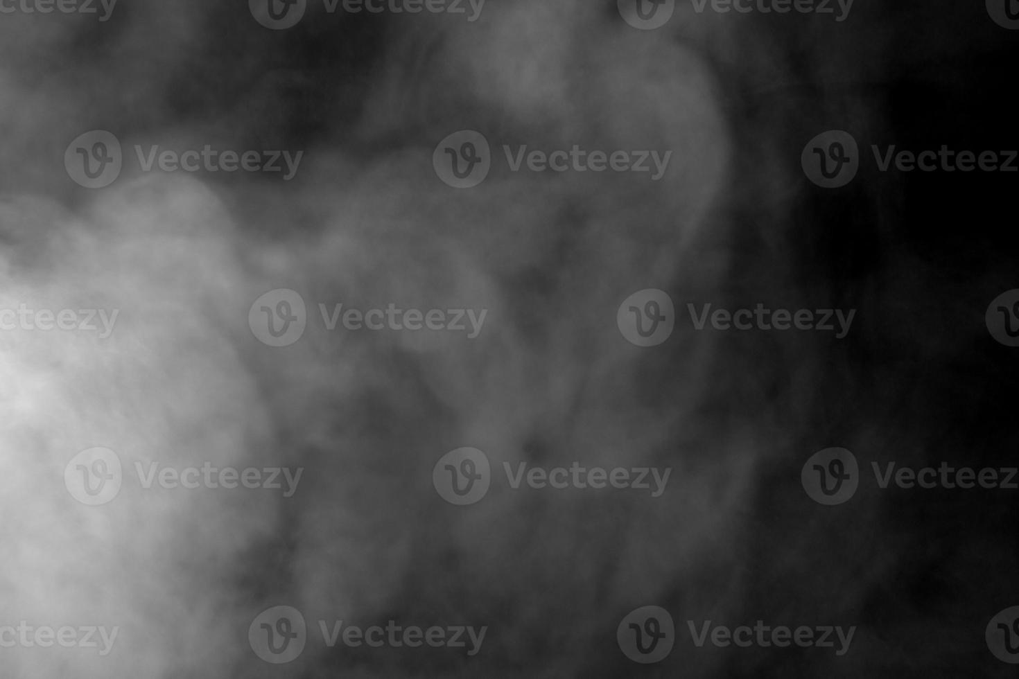 Abstract  powder or smoke isolated on black background,Out of focus photo
