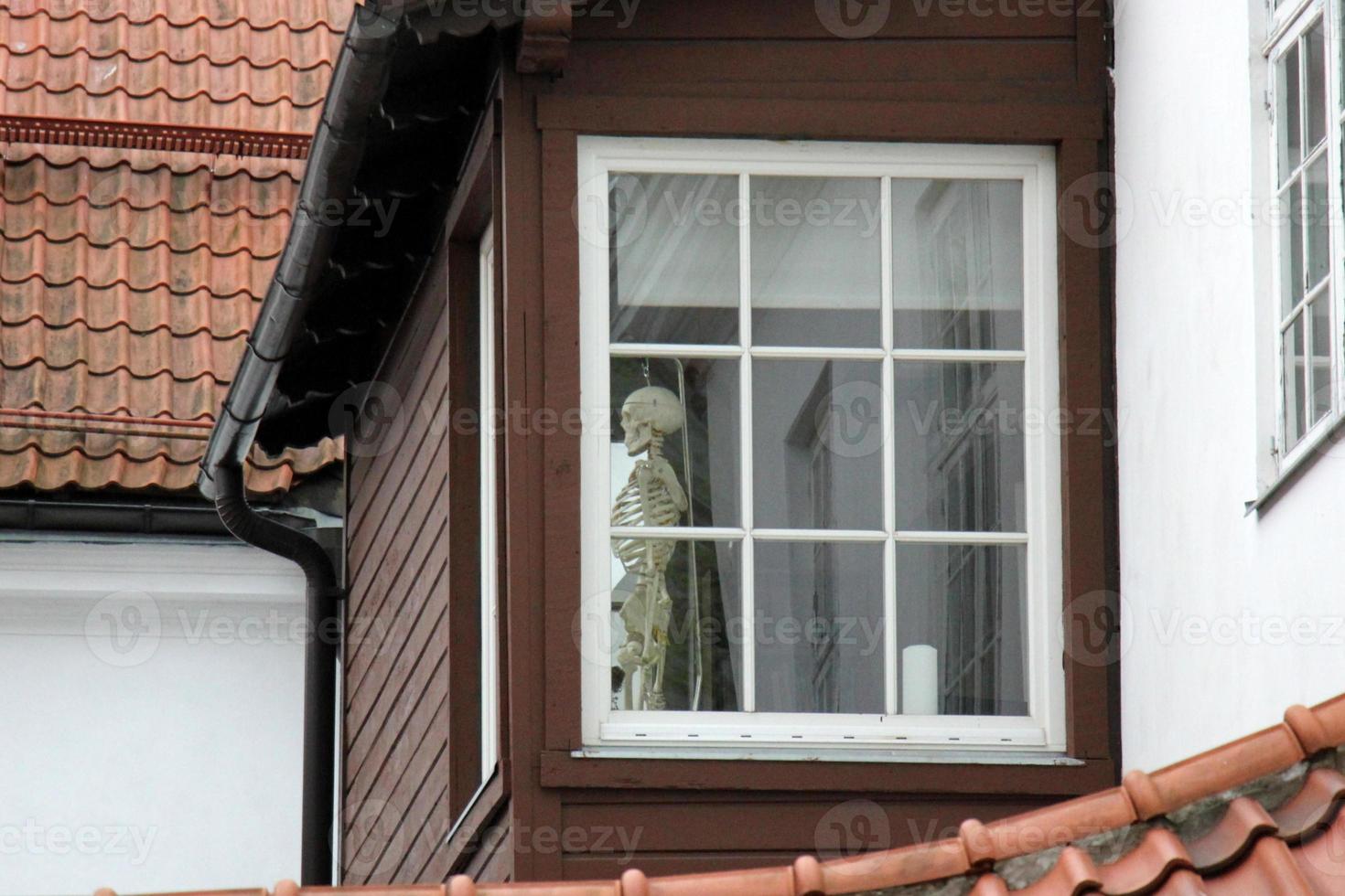 Small window in the big city. photo