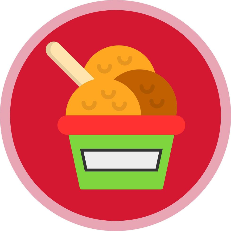 icono de vector de helado