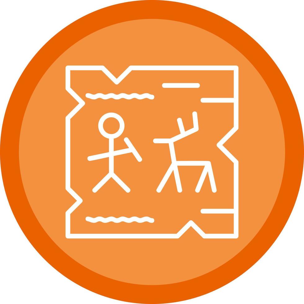 Cave Painting Vector Icon