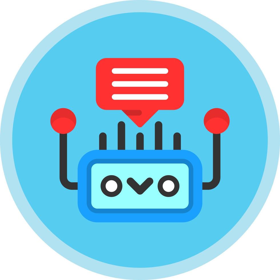 icono de vector de chatbot