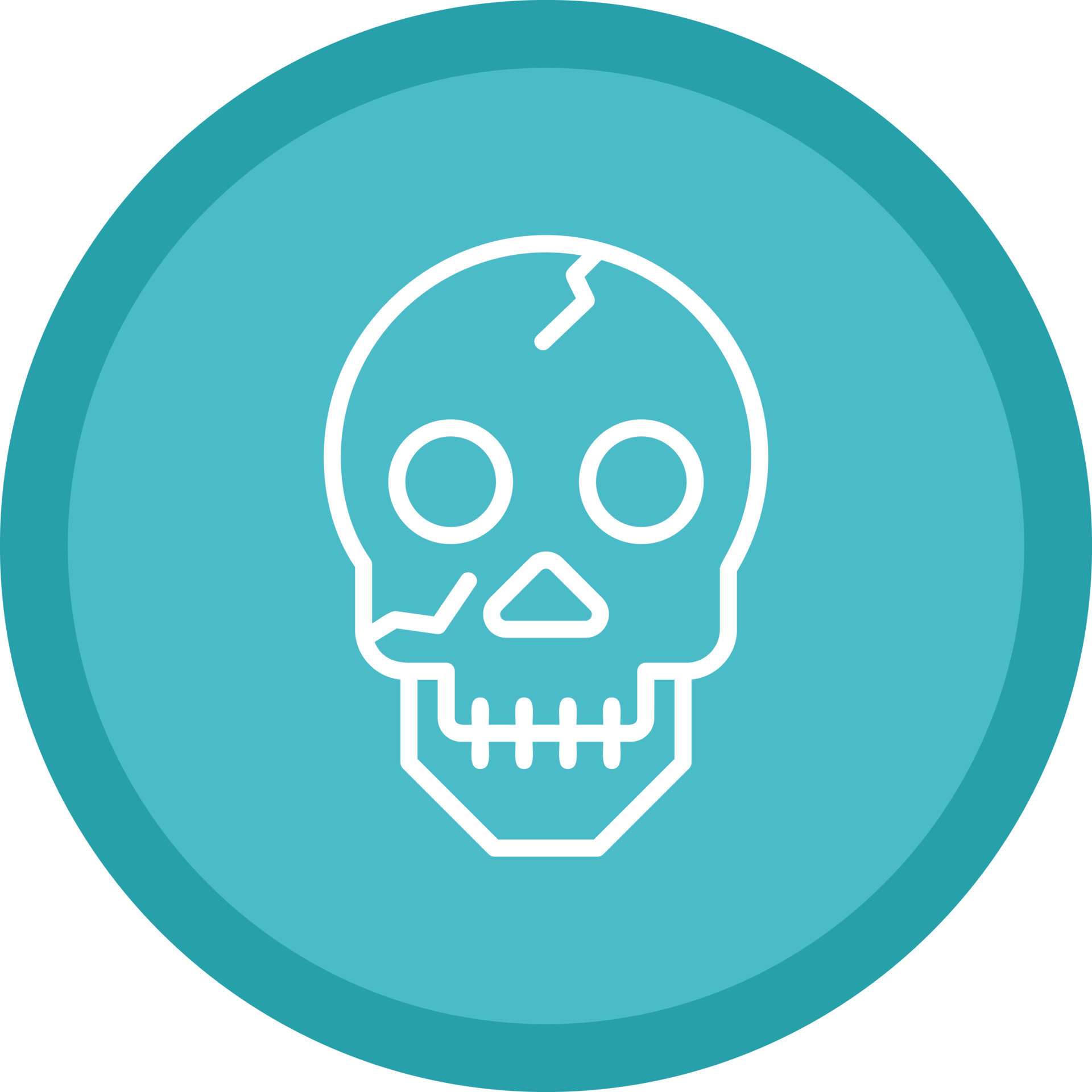 Skull Vector Icon 19625353 Vector Art at Vecteezy
