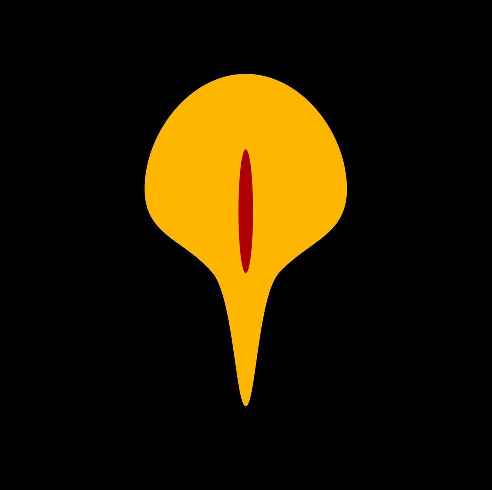 Lord VItthal Tilak icon Hindu God Name. Mauli tilak with a black background. vector